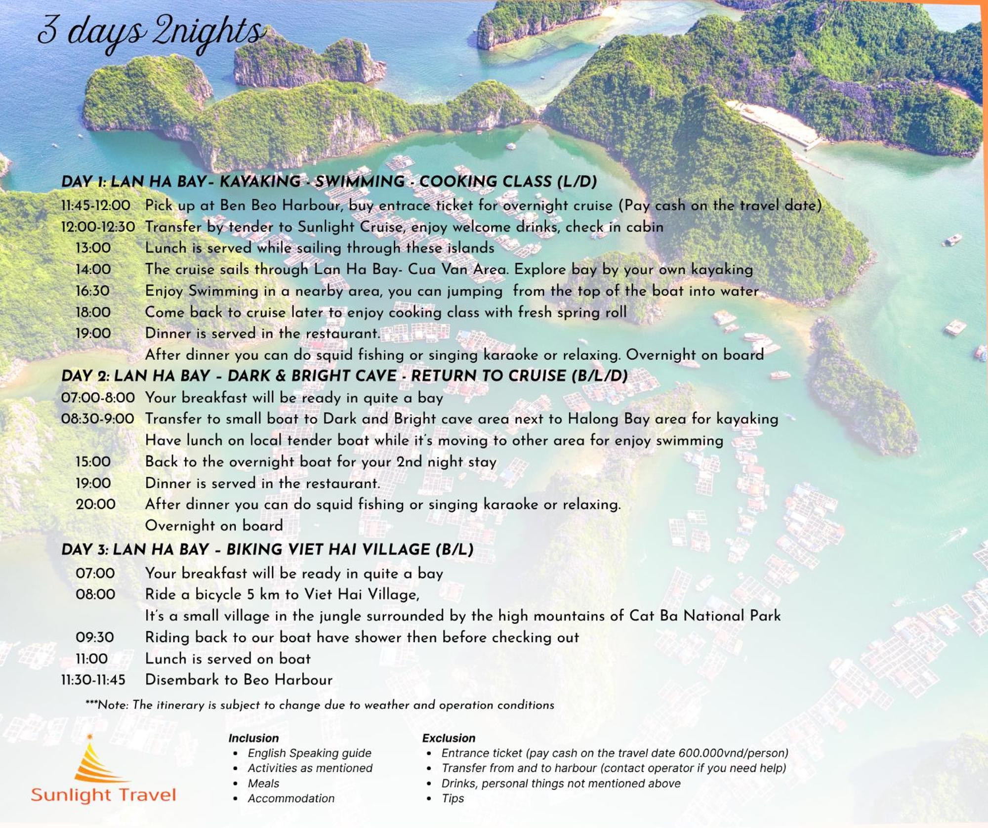 Hotel Sunlight Cruise Ha Long Esterno foto